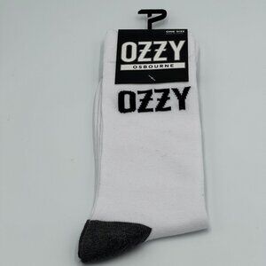 New Ozzy Osbourne Novelty Crew Socks Size 6-12/13 - Men's/Women's - NWT